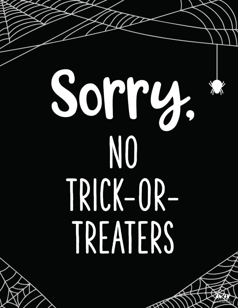 No Trick Or Treaters-1