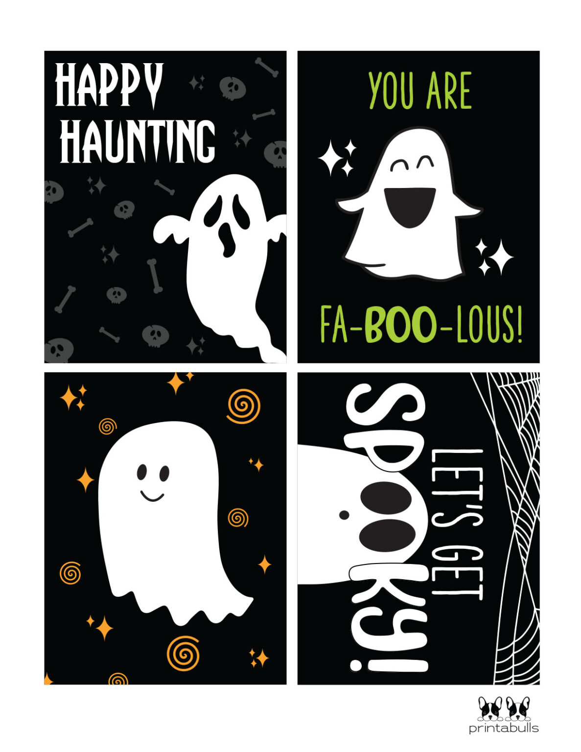 40+ Free Printable Halloween Cards Printabulls