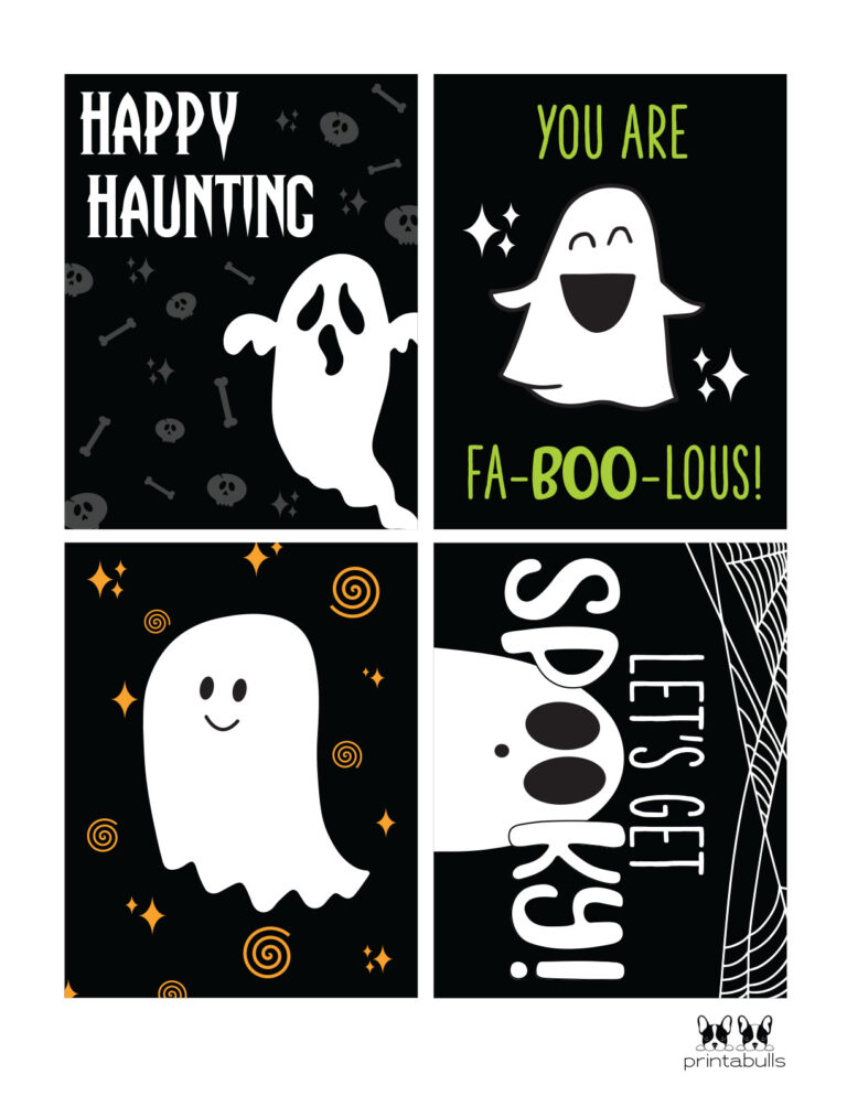 40+ Free Printable Halloween Cards | Printabulls