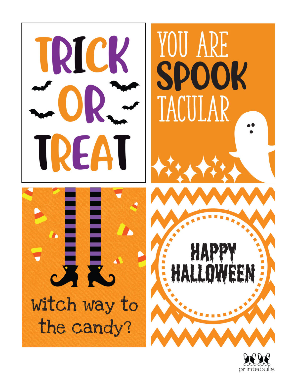 40+ Free Printable Halloween Cards Printabulls