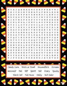 Free Printable Halloween Word Searches | Printabulls