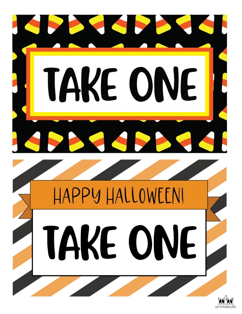 51 Halloween Signs - Free Printables