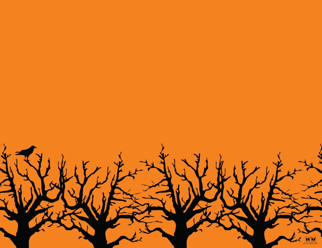 Printable Halloween Border-Page 17 Horizontal