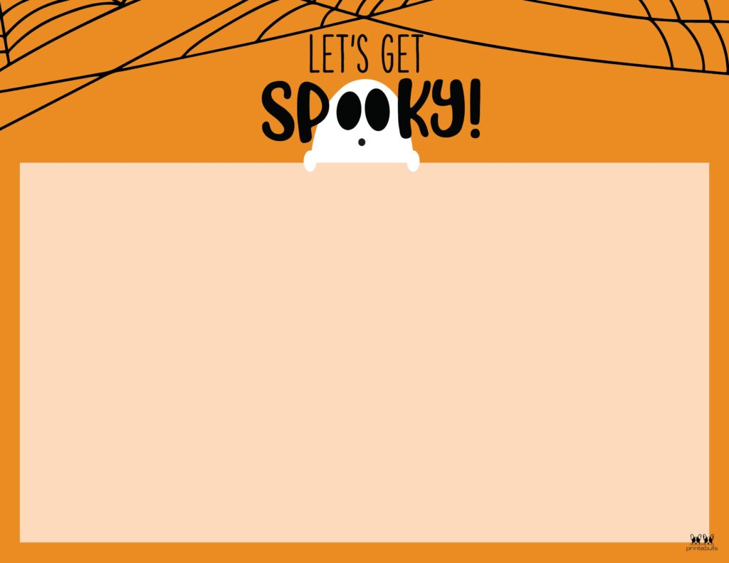 Printable Halloween Border-Page 19 Horizontal