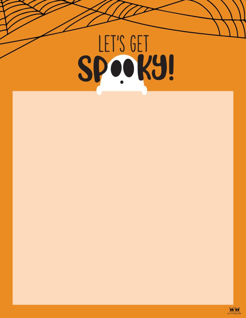 Printable Halloween Border-Page 19 Vertical