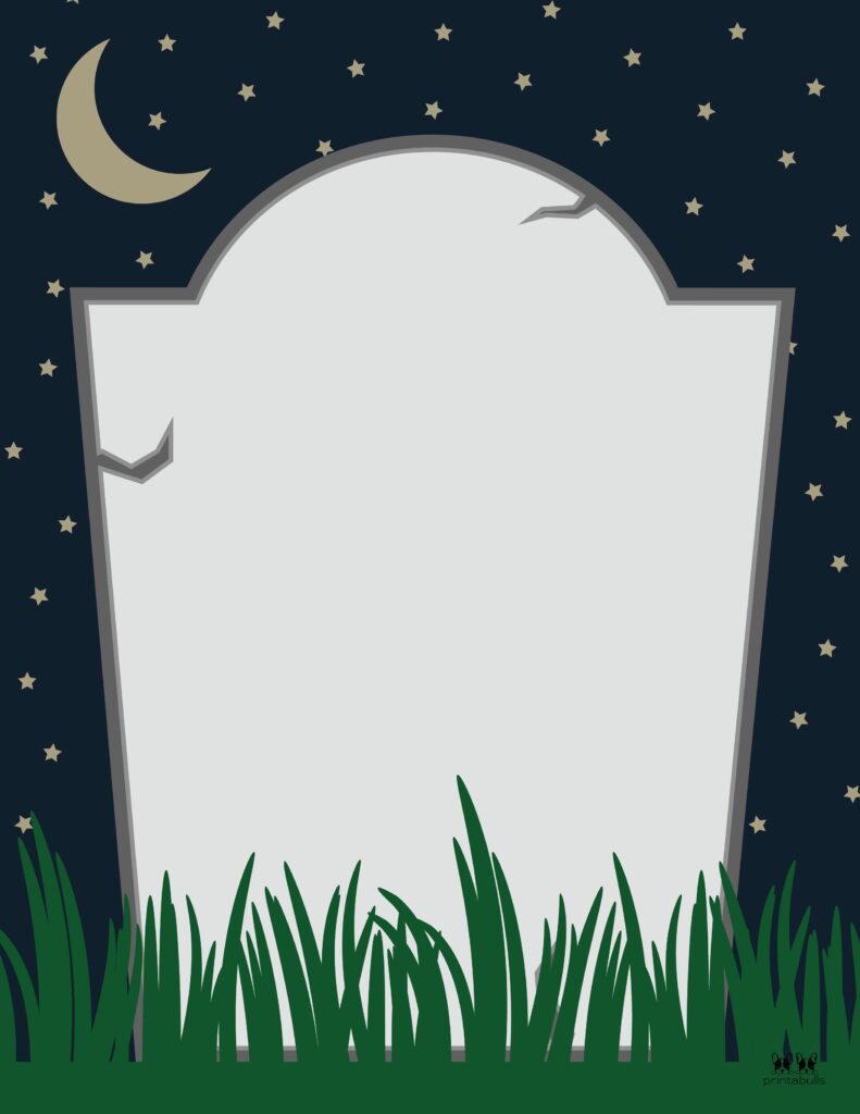 Printable Halloween Border-Page 21 Vertical