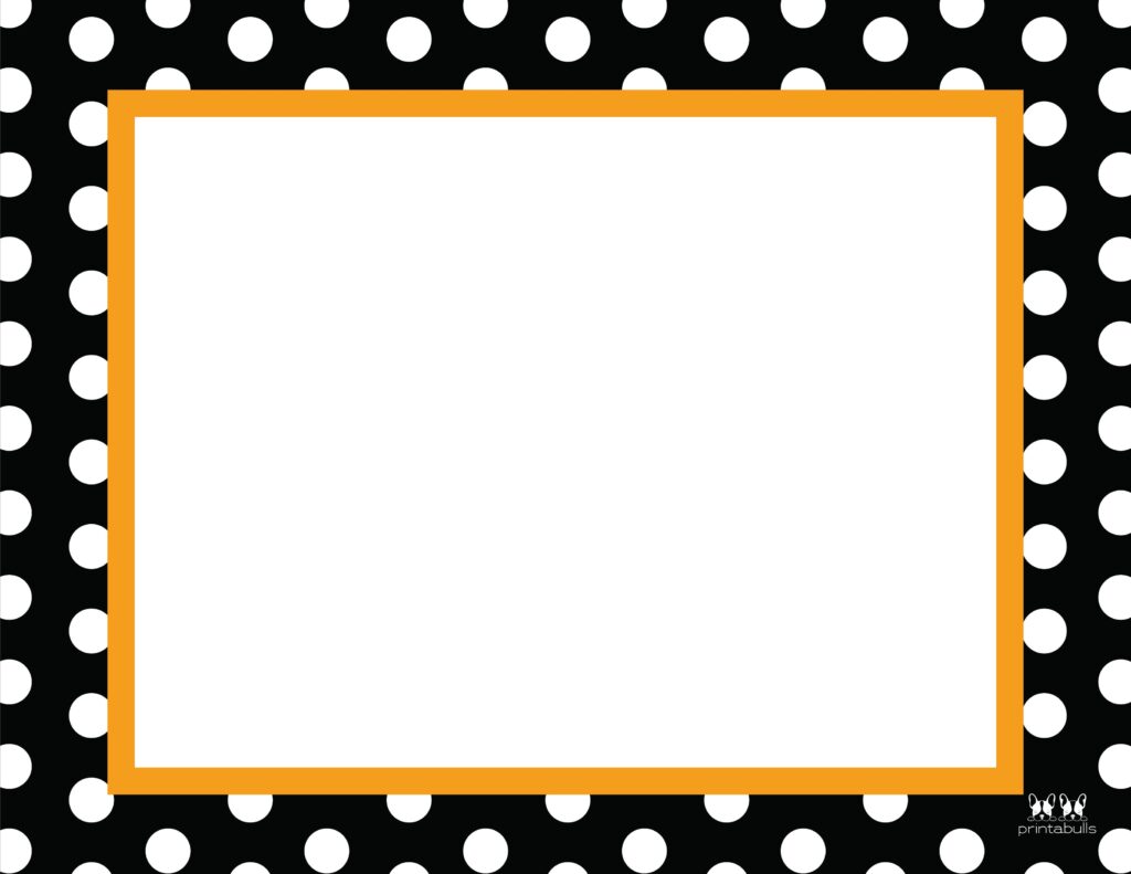 Printable Halloween Border-Page 22 Horizontal