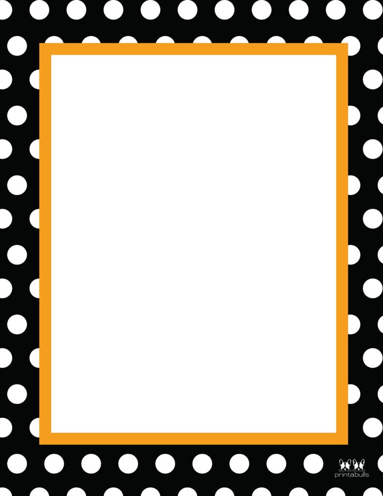 Printable Halloween Border-Page 22 Vertical