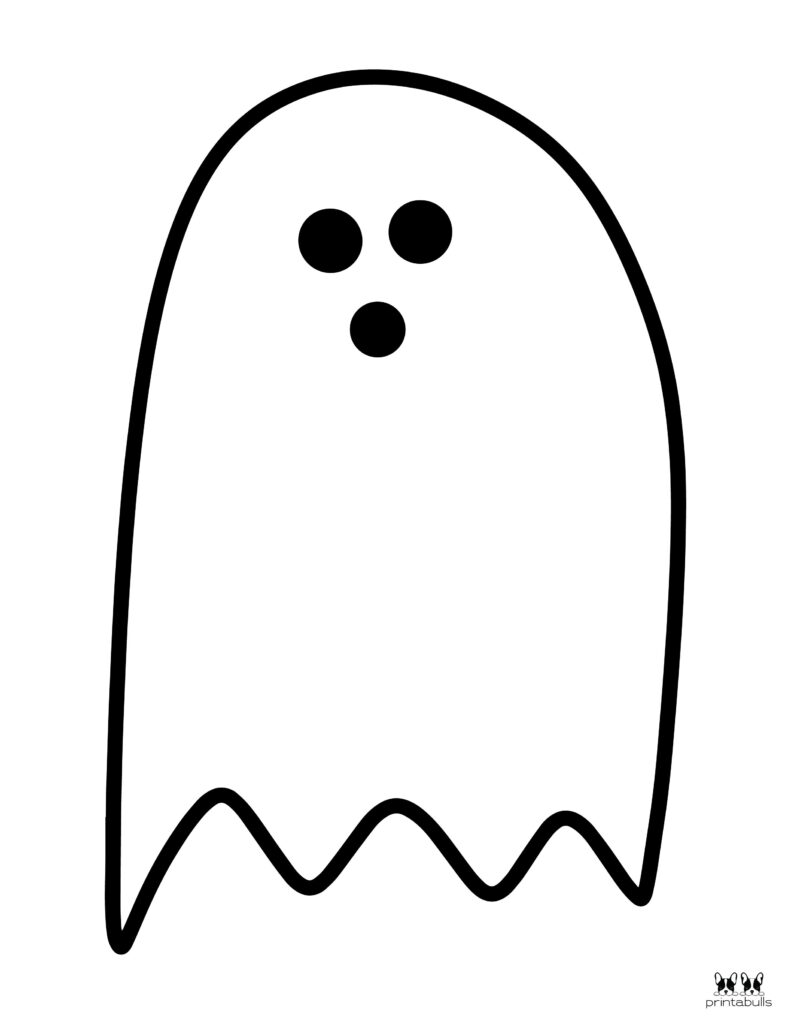 Printable Halloween Ghost Coloring Page-Page 5