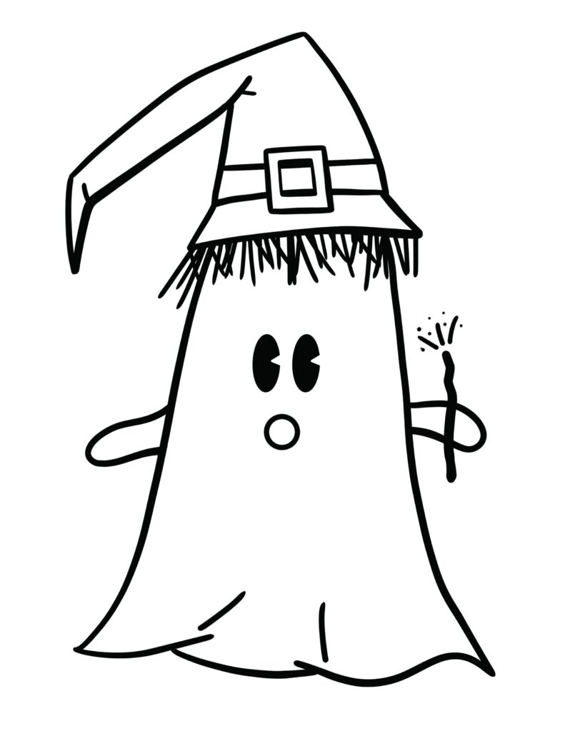 Free Printable Ghost Coloring Pages Printabulls