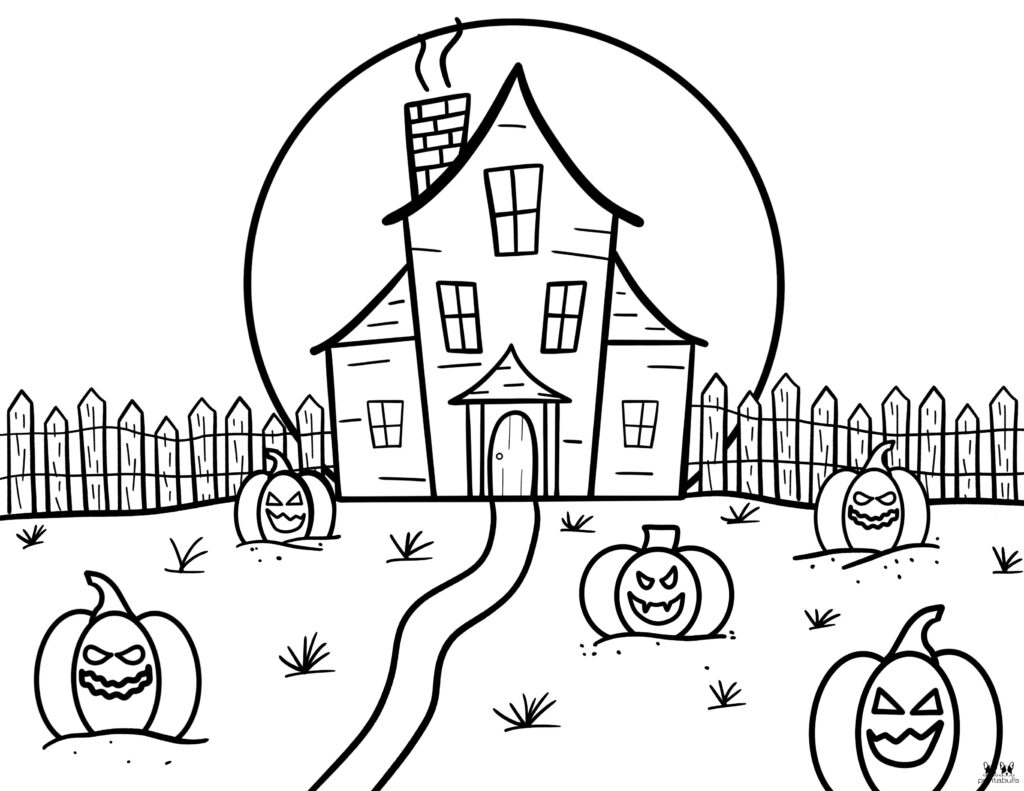 Printable Pumpkin Coloring Page-Page 14