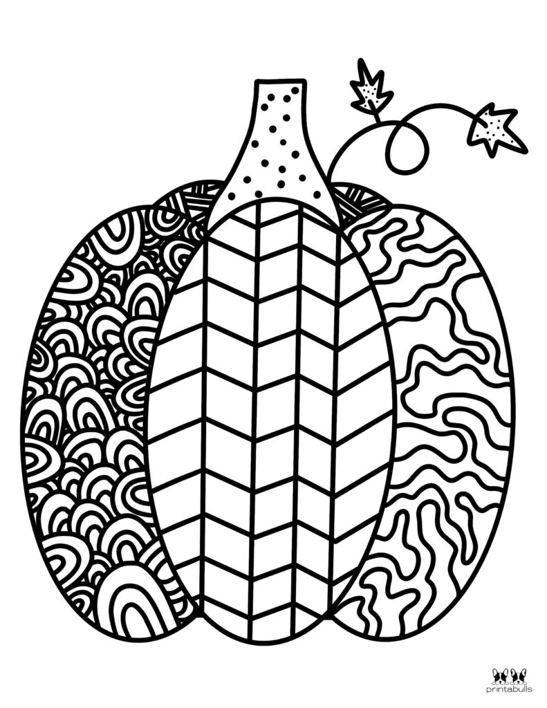 Printable Pumpkin Coloring Page-Page 8