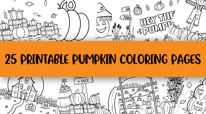 coloring pages pumpkin