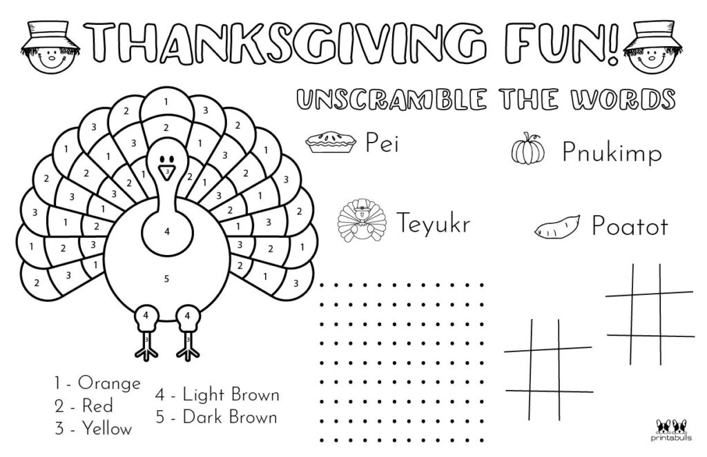 Printable Thanksgiving Placemat-Page 6