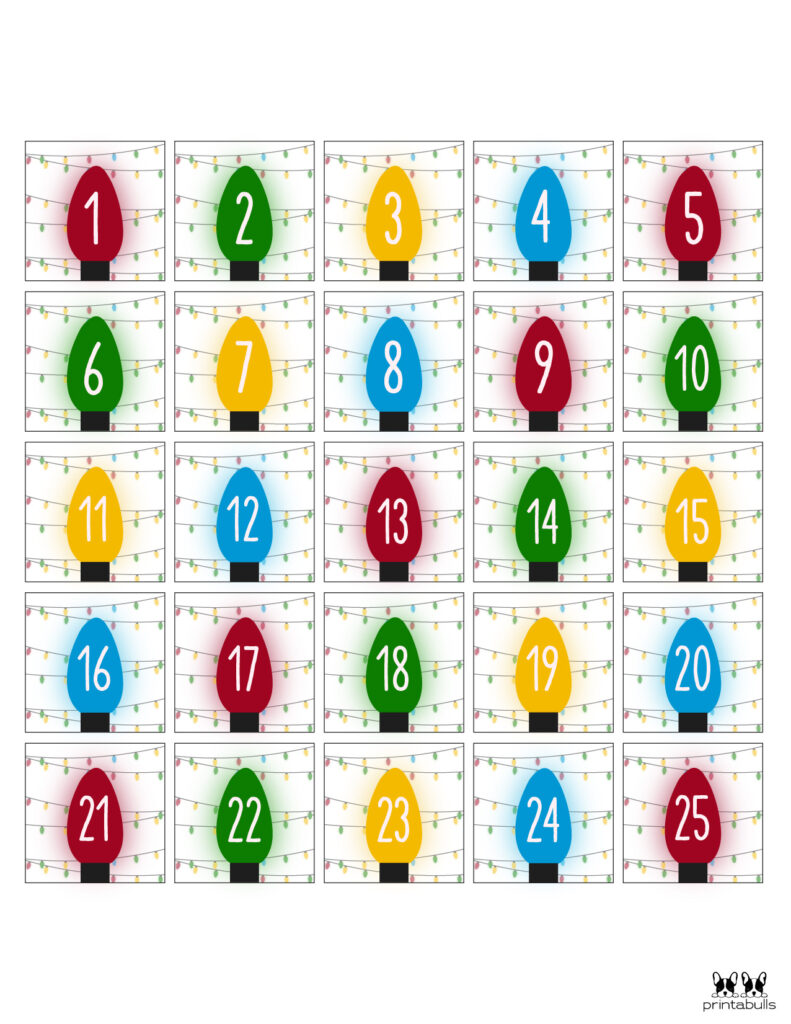 Christmas Numbers Printabulls Christmas Numbers Printabulls