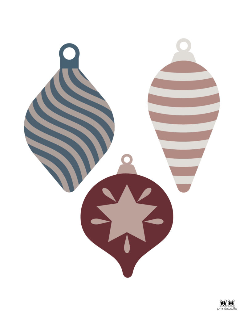 Printable Christmas Ornament-Set 11