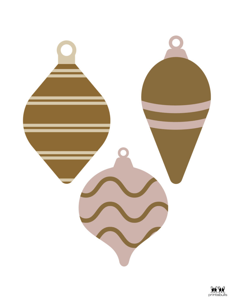 Printable Christmas Ornament-Set 12