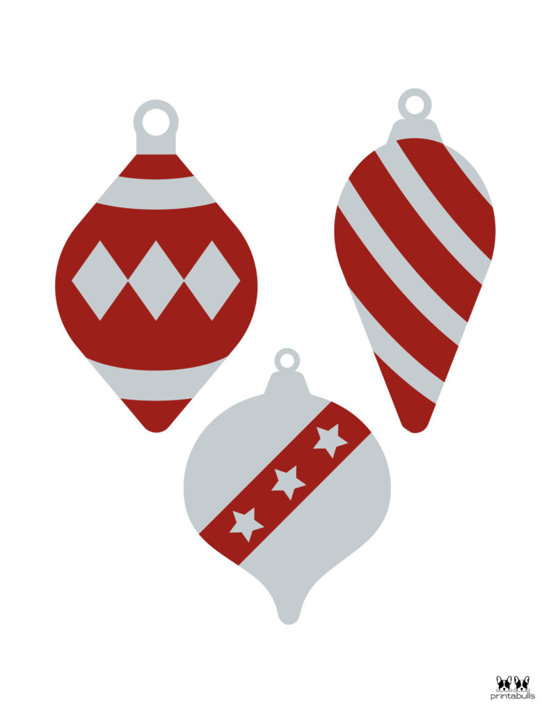 Printable Christmas Ornament-Set 19