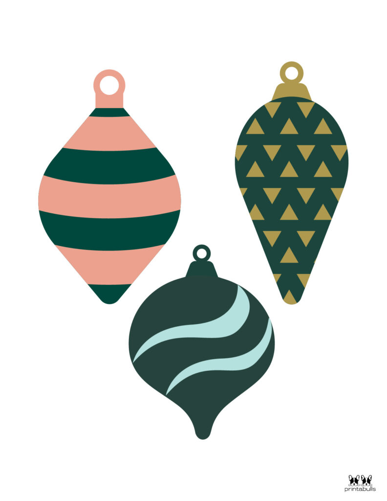 Printable Christmas Ornaments | Printabulls