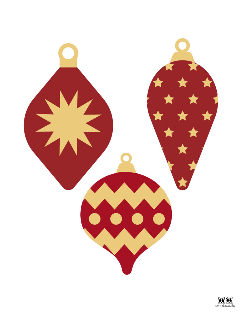 Printable Christmas Ornament-Set 21