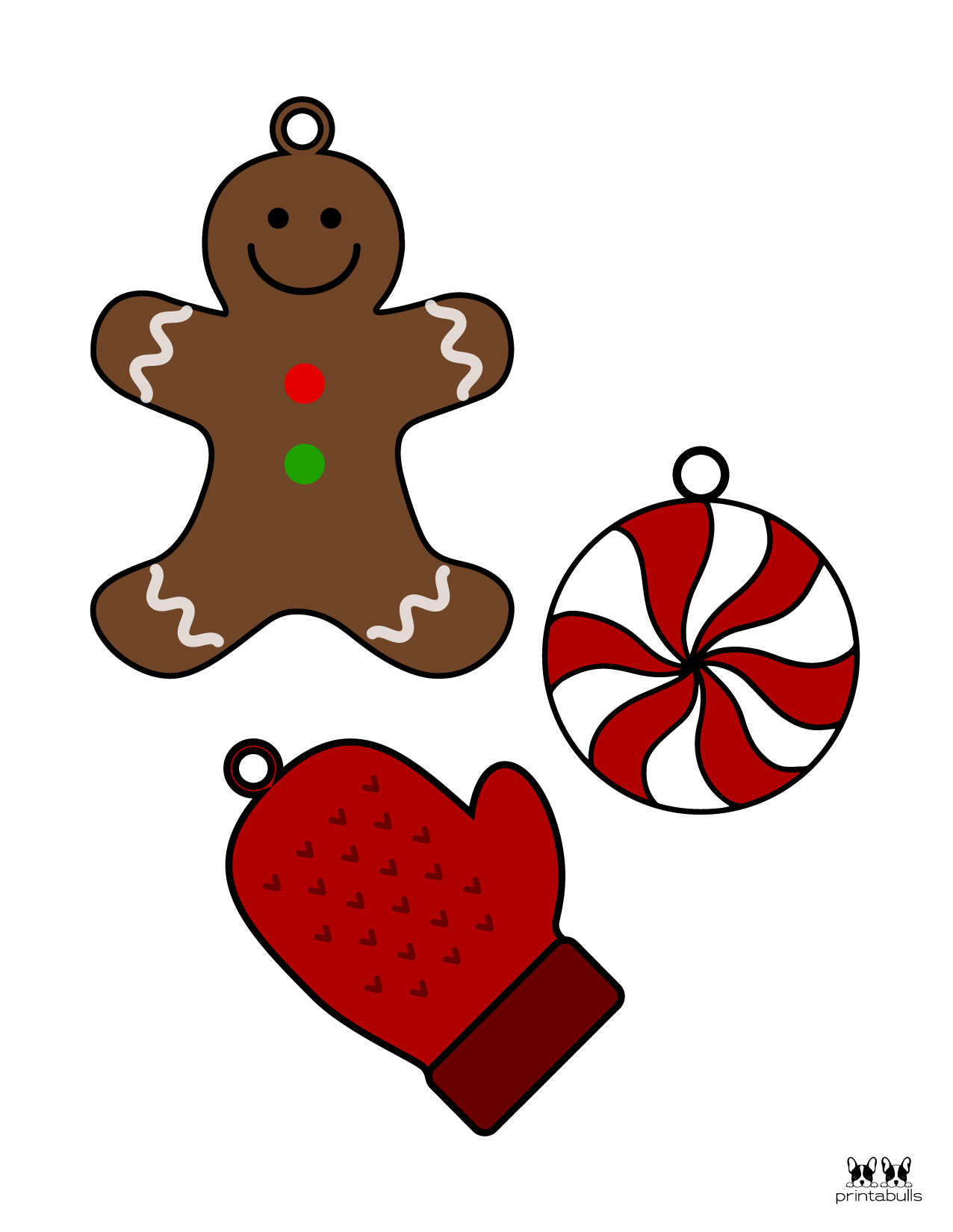 Printable Christmas Ornaments Printabulls