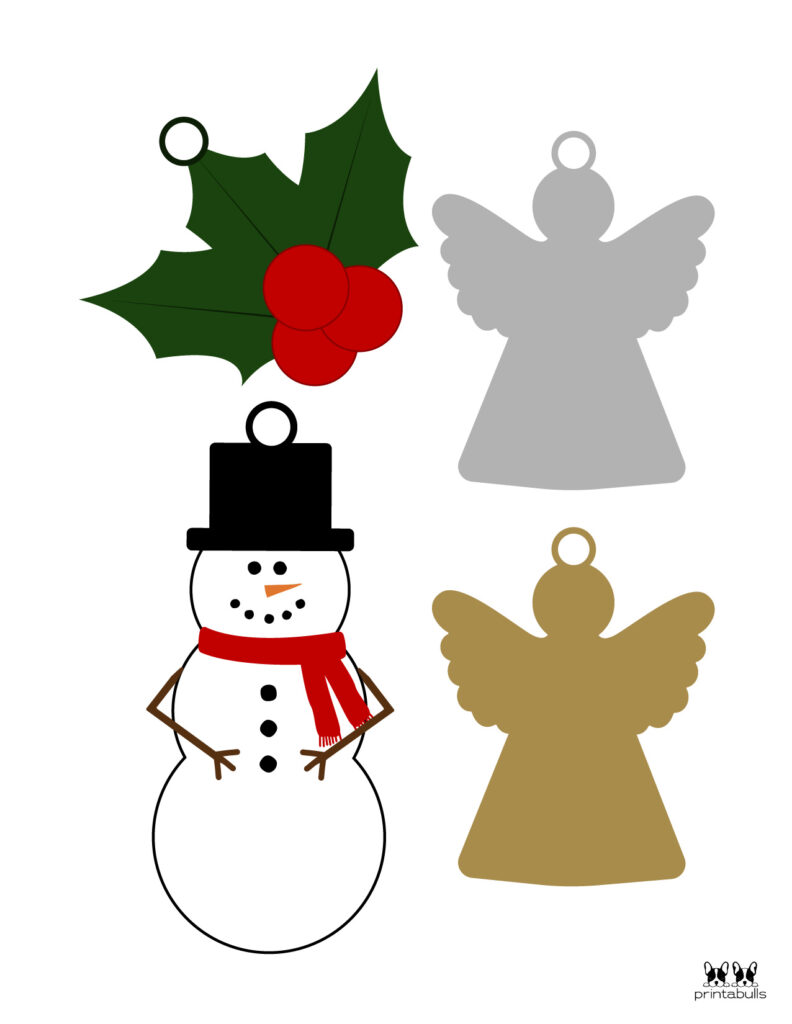 Printable Christmas Ornament-Set 28