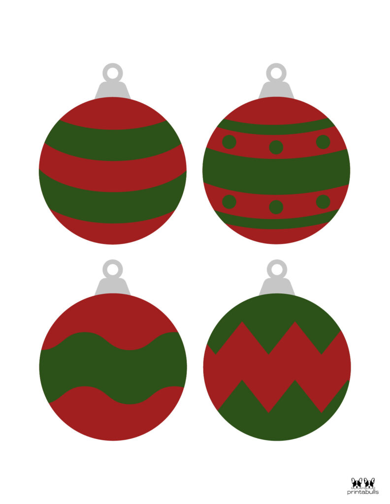 Printable Christmas Ornament-Set 3