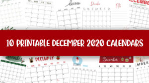 December 2020 Calendars | Printabulls
