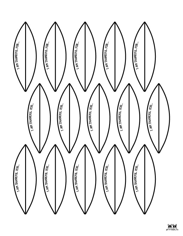 Turkey Feather Printable