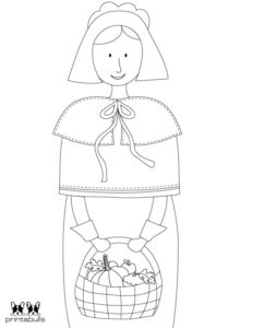 Pilgrim Coloring Pages | Printabulls