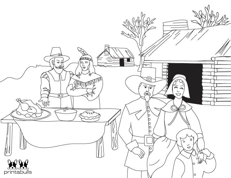 Printable-Pilgrim-Coloring-Page-9