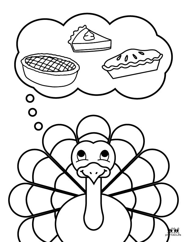 Printable Turkey Coloring Pages-Page 13