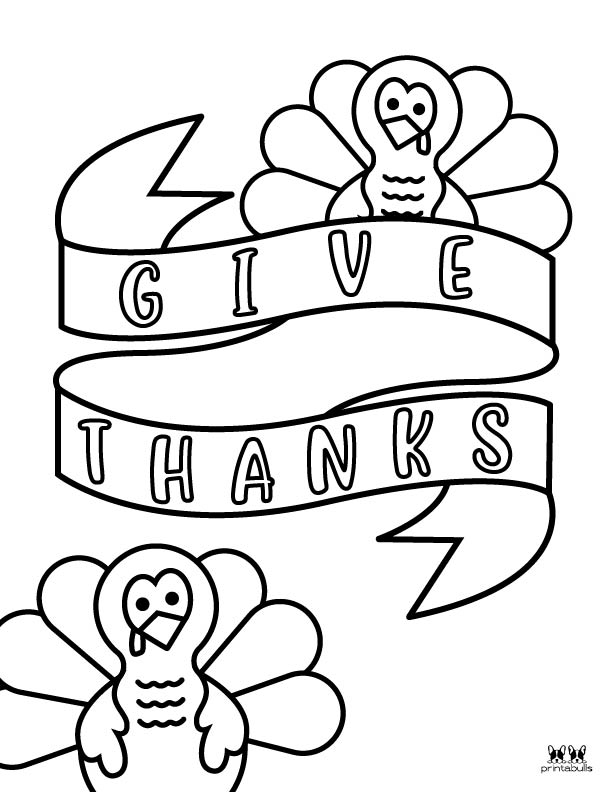 Printable Turkey Coloring Pages-Page 15