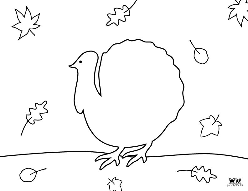 Printable Turkey Coloring Pages-Page 17