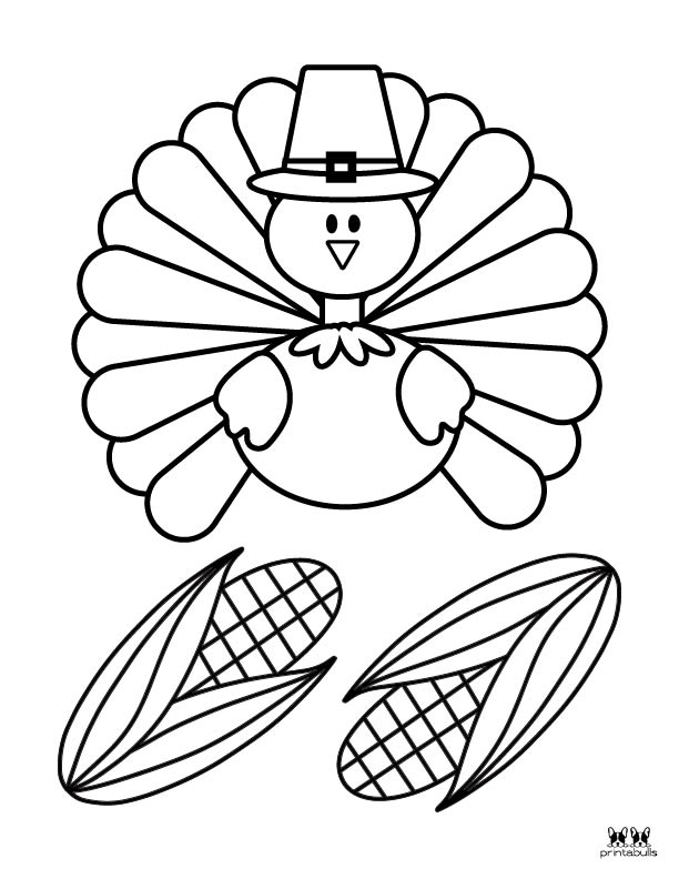 Printable Turkey Coloring Pages-Page 2