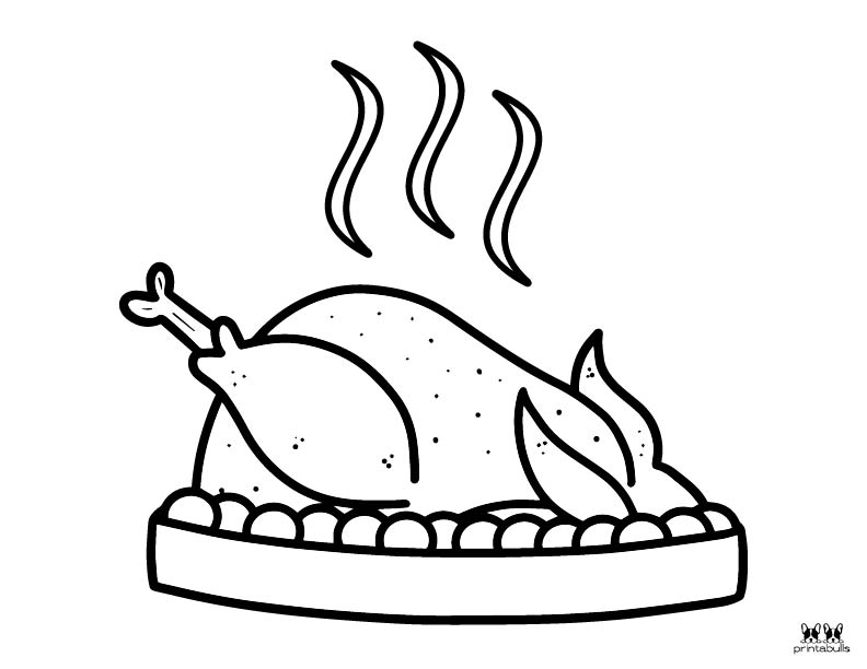 Printable Turkey Coloring Pages-Page 4