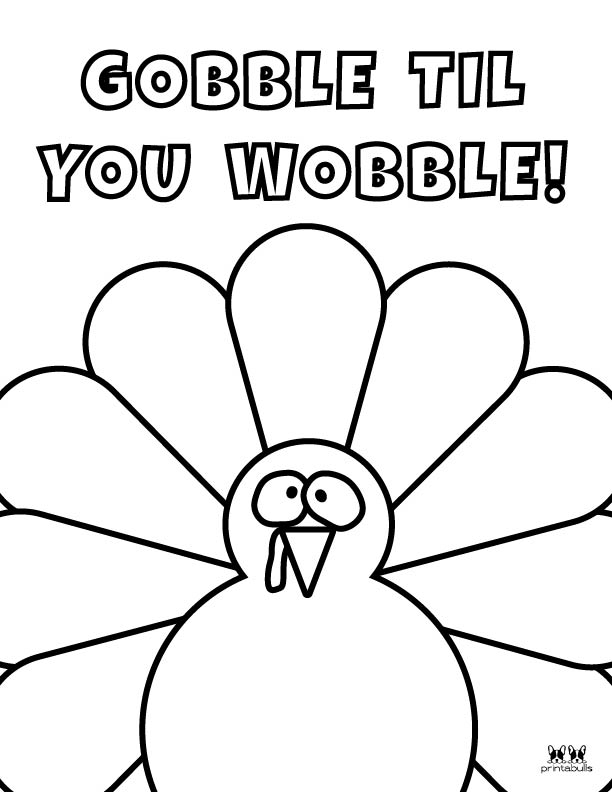 Printable Turkey Coloring Pages-Page 5