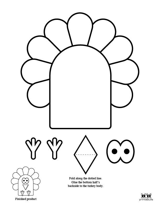 Printable Turkey Template-Page 10