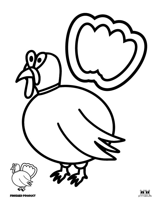 Printable Turkey Template-Page 14