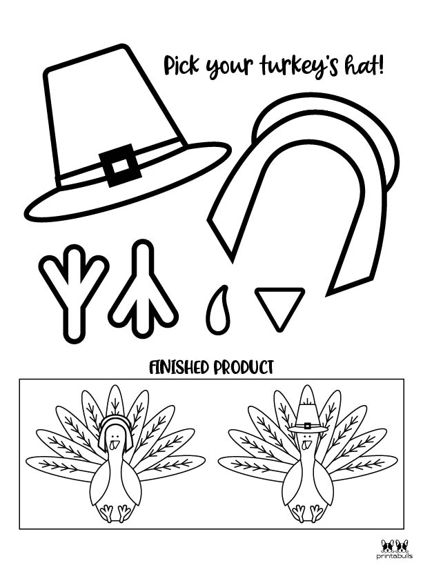 Free Printable Turkey Hat Template Printable Online Free Printable Turkey Hat Template Printable Online