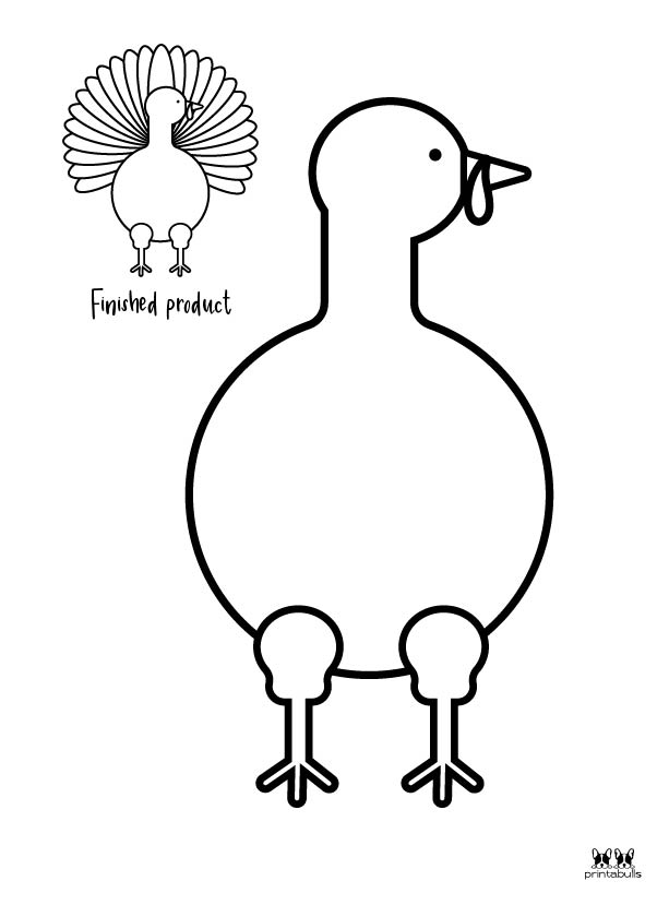 Turkey Cut Out Template Printable