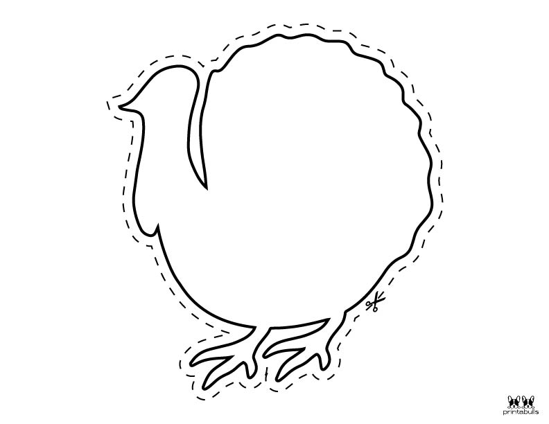 Printable Turkey Template-Page 2