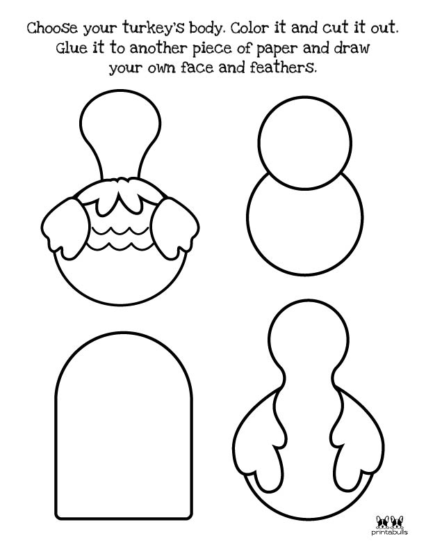 Printable Turkey Template-Page 20