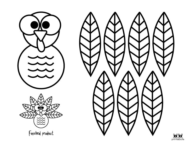 Printable Turkey Template-Page 22