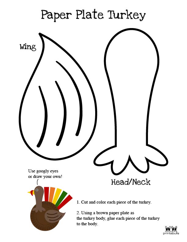 Printable Turkey Template-Page 24