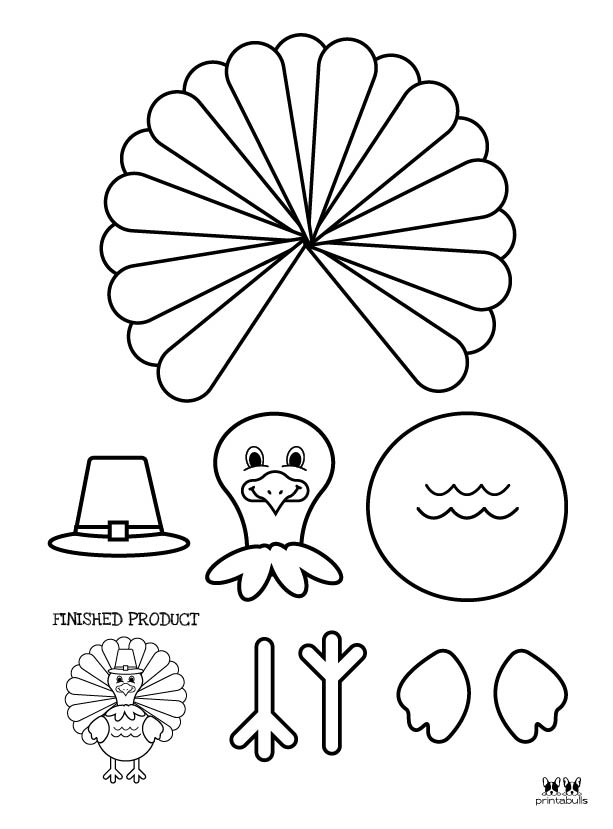 Printable Turkey Template-Page 8