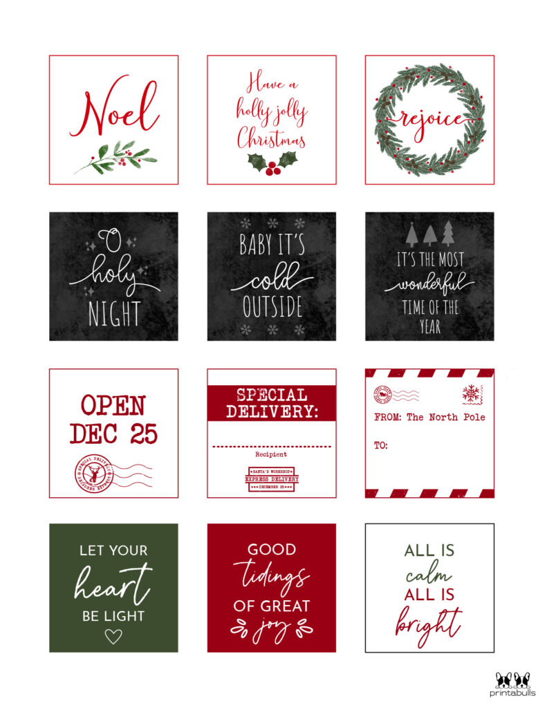 Printable Christmas Gift Tags_Page 20