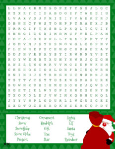 Christmas Word Searches - 25 Free Printables - PrintaBulk
