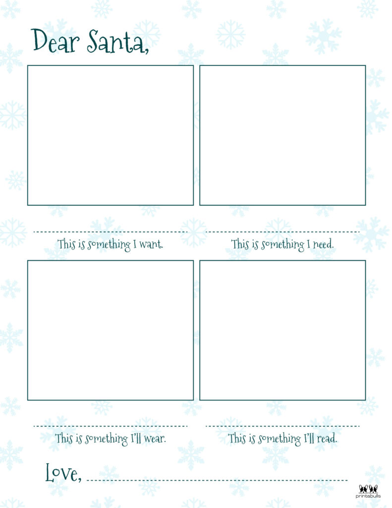 Printable Dear Santa Letter Template-Page 19