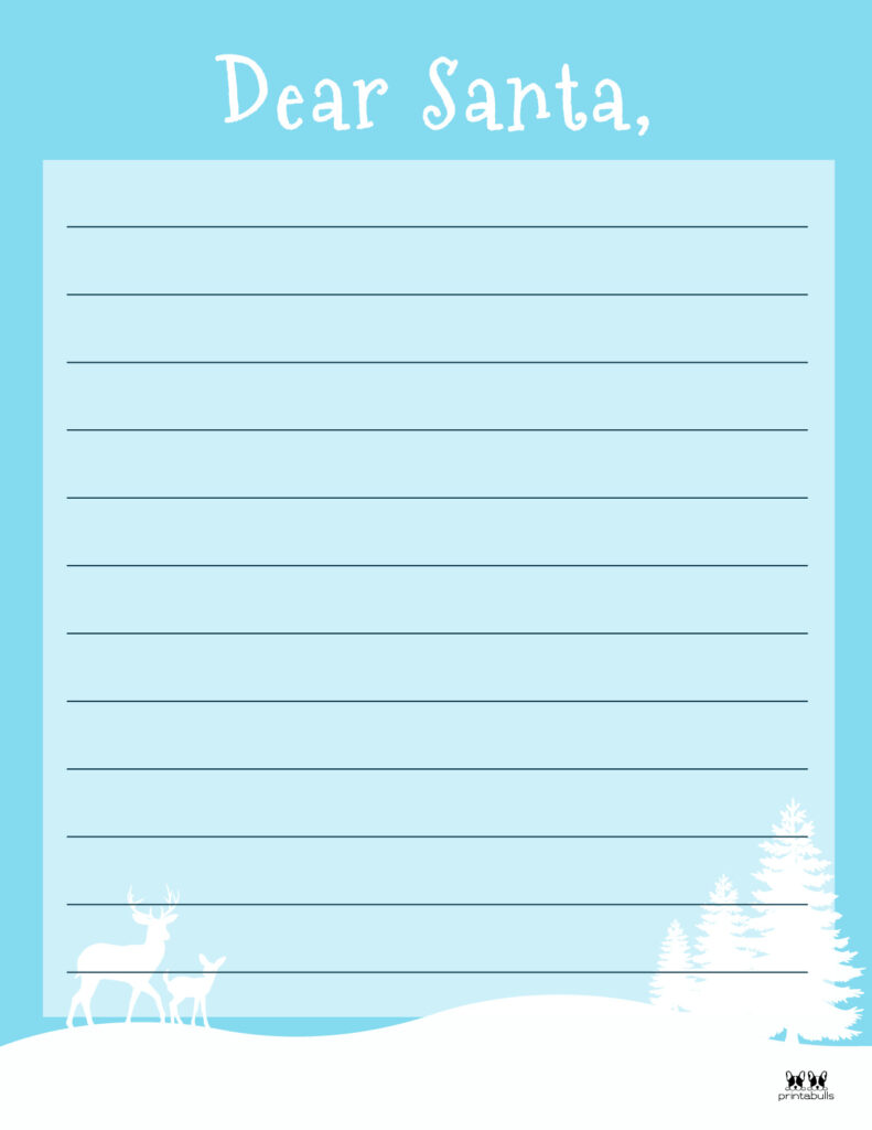 Printable Dear Santa Letter Template-Page 21